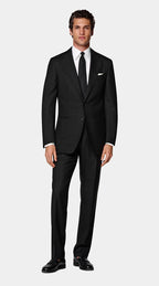 Black Tailored Fit Havana Suit