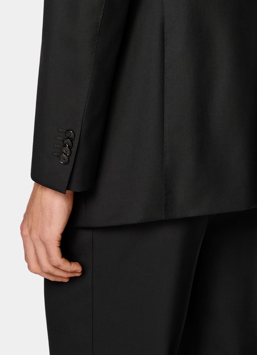 Black Tailored Fit Havana Suit
