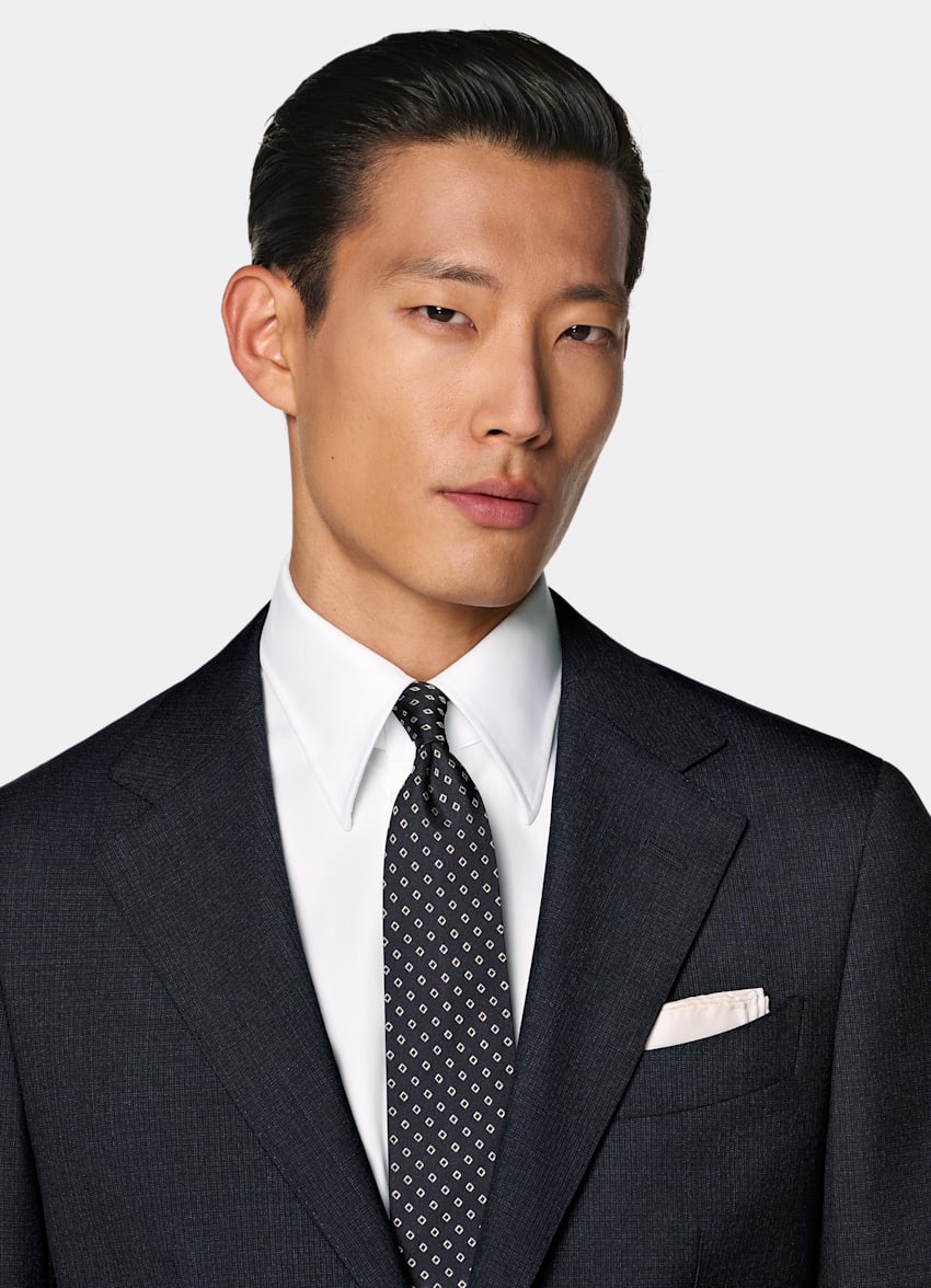 Navy Perennial Tailored Fit Havana Suit