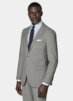 Light Grey Perennial Tailored Fit Lazio Suit