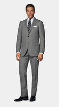 Mid Grey Perennial Tailored Fit Lazio Suit