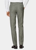 Mid Green Houndstooth Perennial Tailored Fit Havana Suit