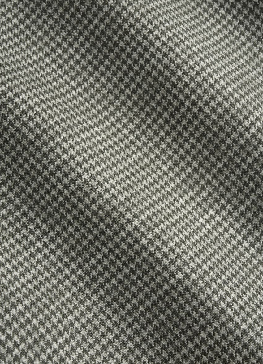 Mid Green Houndstooth Perennial Tailored Fit Havana Suit
