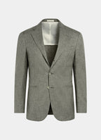 Mid Green Houndstooth Perennial Tailored Fit Havana Suit