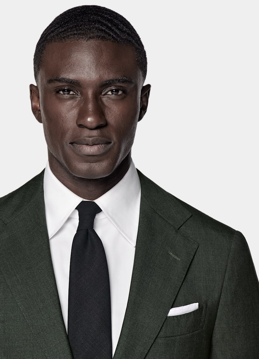 Dark Green Perennial Tailored Fit Havana Suit