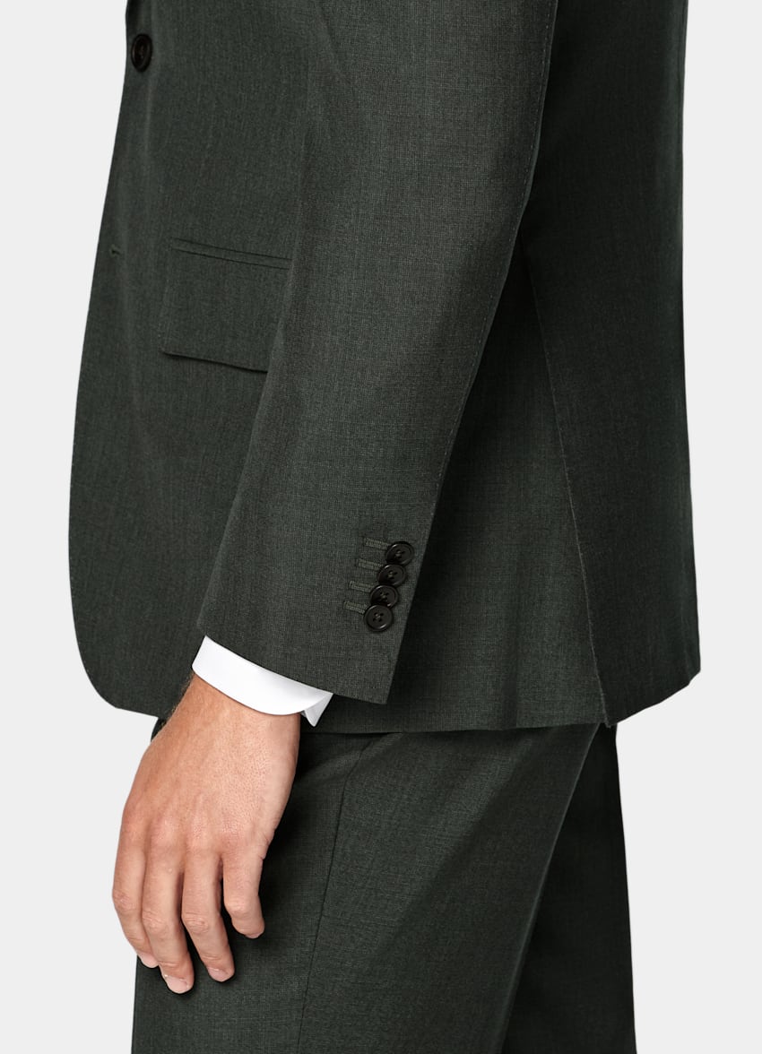 Dark Green Perennial Tailored Fit Havana Suit