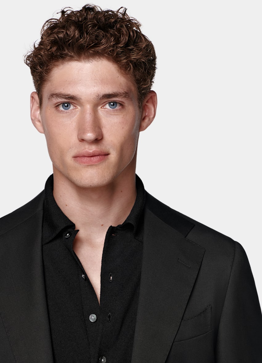 Black Perennial Tailored Fit Havana Suit