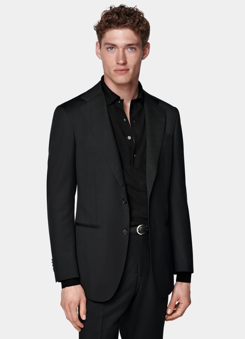 Black Perennial Tailored Fit Havana Suit