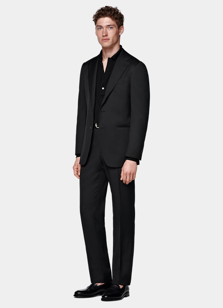 Black Perennial Tailored Fit Havana Suit
