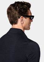 Navy Polo Cardigan