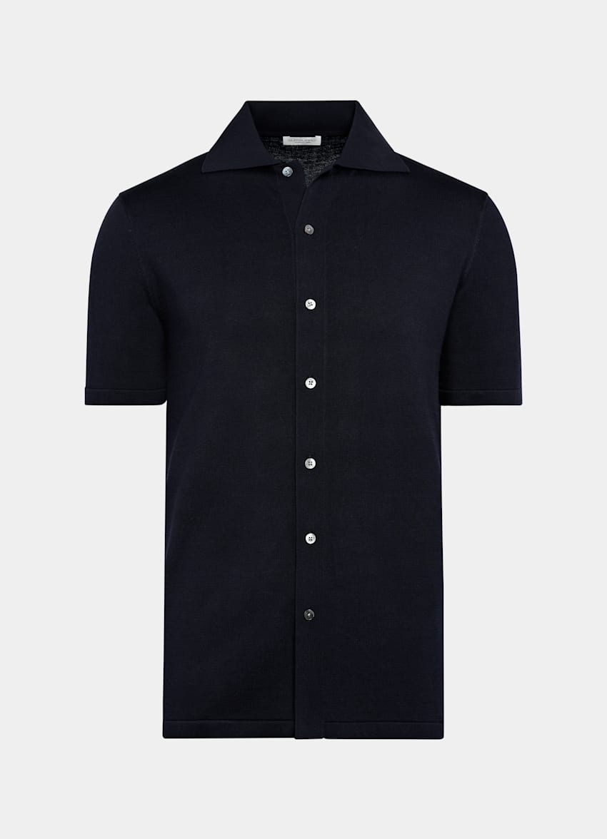 Navy Polo Cardigan