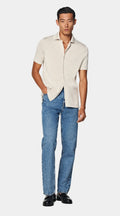 Sand Polo Cardigan