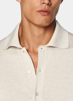 Sand Polo Cardigan