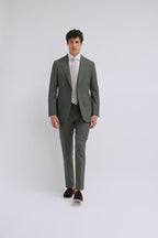 Italian Tailored Fit Khaki Suit