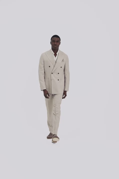 Italian Tailored Fit Neutral Suit