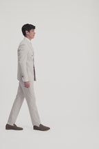Italian Tailored Fit Neutral Cotton Suit