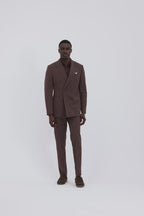 Tailored Fit Dark Plum Performance Suit