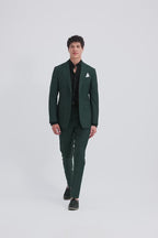 Italian Tailored Fit Emerald Suit