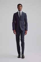 Slim Fit Blue Twisted Suit